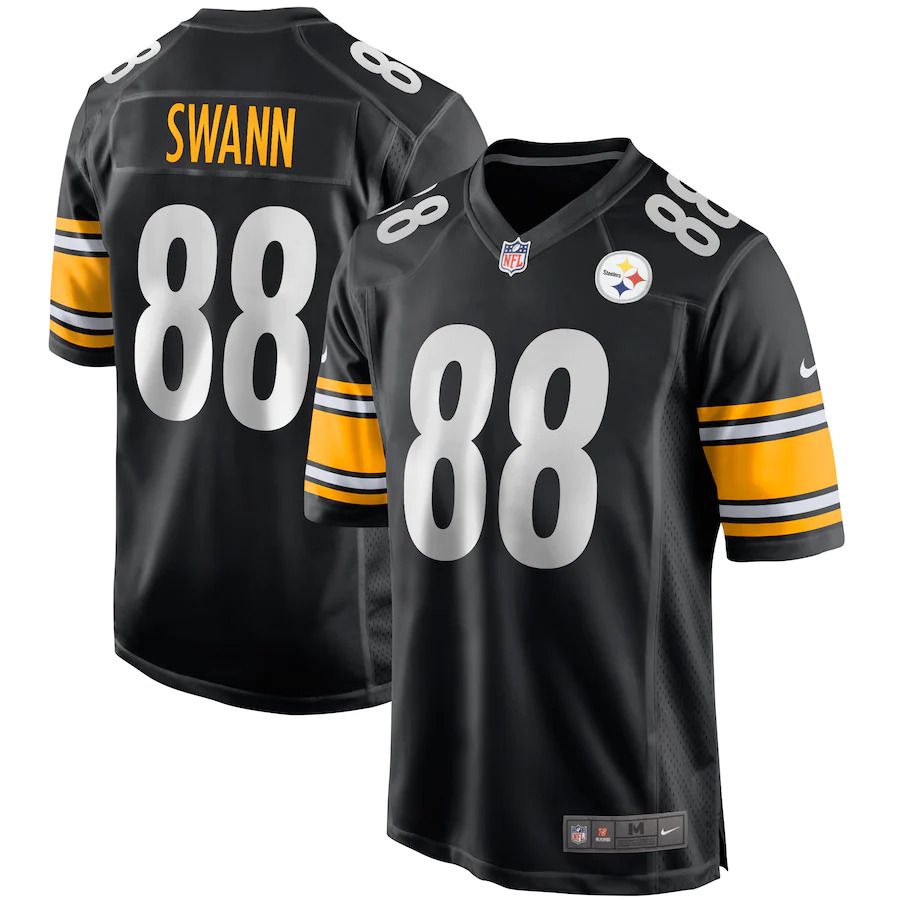 Men Pittsburgh Steelers #88 Lynn Swann Nike Black Game Retired Player NFL Jersey
